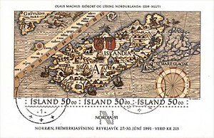 arsik - mapa Islandu